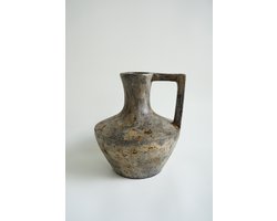 Terracotta Vaas – Handgemaakt – Japandi Woondecoratie – Rustic – 25x25 cm – BOHAÉ Sari