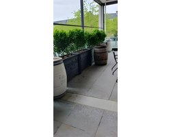 Terras afscheiding plantenbak bloembak vkt