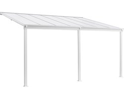 Terrasdak / Overkapping - Borneo - 4 x 3 m - Wit