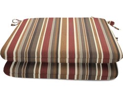 Terraskussens - Stoelkussens Buiten - Comfortabel Zitten - Duurzame Sunbrella Stof - 508 cm x 457 cm - Roodbruin