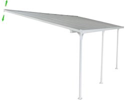 Terrasoverkapping Veranda Livingdream 618x305 cm Antraciet