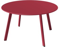 terrassalontafel, buitentafel, balkontafel, premium staal, eenvoudige montage, bijzettafel voor buiten, binnen, woonkamer, kantoor