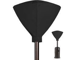 Terrasverwarmer Hoes - 86 × 65 cm - Afdekhoes - Stofkap - Buitenverwarmer Beschermhoes - Oxford-stof - Universeel - Waterdicht, winddicht en uv-bestendig - Met rits - Geschikt voor staande heaters en buitenmeubilair - Zwart