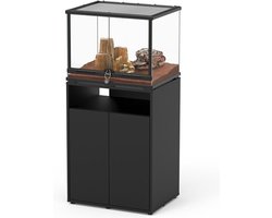 TerrAtlantis Smart Line aquariummeubel | 45x45x80CM | Zwart-001 | met lade en kast