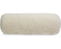Terschellinger Wollen Nekrol Kussen - Schapenvacht 50x18cm - Superzacht - Zuivere Scheerwol Gevuld