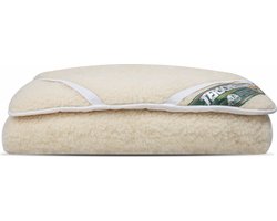 Terschellinger Wollen onderdeken |100% IWS Zuiver Scheer wollen topper |Puur Natuur topdek | 70x150 cm Peuterbed
