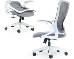 Tervo Model U Opvouwbare Bureaustoel - Ergonomische Gaming En Computerstoel - Compact Design Voor Kleine Ruimtes - Mesh Rugleuning Voor Volwassenen En Kinderen