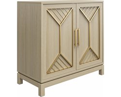 Tess-Kast met 2 deuren in MDF Eik
