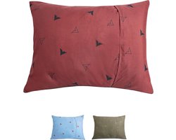 Teton Sports Grand, rood/grijs (Redwood/Charcoal) kampkussen, groot