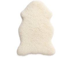 Texelse lamsvacht wit / Naturel – echt & natuurlijk – stoel, bank of vloerkleed 100x60