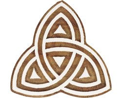 Textiel Print Blok - Houten Stempel - Ambachtelijk Ontwerpen - Keltisch Patroon - 2.5 Inch - Niet gespecificeerd