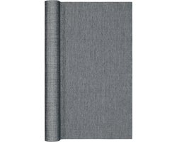 Textiel raamfolie - zelfklevend - Antraciet - 45x150cm - zonwerend – anti inkijk - hoogwaardige uitstraling - recycled PET - HR++(+) compatibel