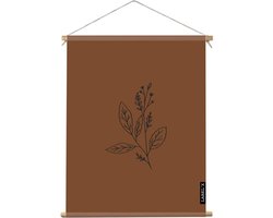 Textielposter binnen wildflower