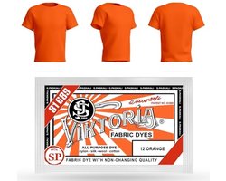 Textielverf, wasmachinebestendig in 59 kleuren voor kleding verven