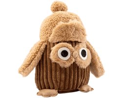 Textino deurstopper Jagger - 15x13x23 cm - uil - bruin - 1 KG