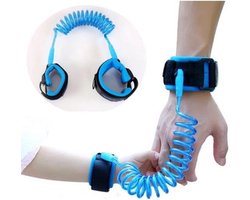 THAR - Polsbandje voor kinderen - 2 Meter - Veilig polstuigje - Pols armband kind / kids - Looplijn baby / peuter - Loopdraad - Harnas - Universeel kindertuigje