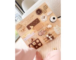 The Baby Supply Houten Drukbord Montessori 2-zijdig