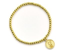 The Carat Shop - Liverpool Voetbal Club Bal Vergulde Armband met Logo Embleem Bedel