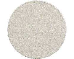 the carpet Grande Modern Pluizig Kortpolig Woonkamerkleed, Superzacht aanvoelend, Elegant en Onderhoudsvriendelijk, 120x120 round