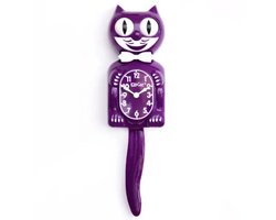 The Classic Kit-Cat-Klock Boysenberry Paarse Editie Klok