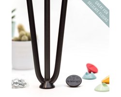 The Hairpin Leg Co. - Klassieke Hairpin Poten - Bureau - Eettafel - 10mm - 3x71cm Staven - Transparante Lak