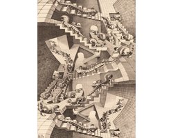 The House of Stairs - M.C. Escher (1000)
