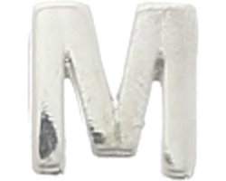 The Jewelry Collection Hanger Letter M - Zilver