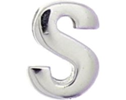 The Jewelry Collection Hanger Letter S - Zilver