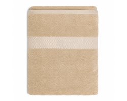 The Linen Room Saunahanddoek – 100 x 150 cm – 100% Katoen – 650 GSM Dubbelgetwijnd 20/2 Garen – OEKO-TEX® – Sauna, Wellness & Strand – Licht beige