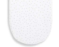 The Little Green Sheep Hoeslaken Moses Basket - White Rice