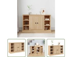 The Living Store Dressoir Sonoma Eiken - 100x35.5x60 cm - Duurzaam hout - Praktische deur