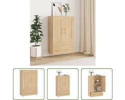 The Living Store Hoge Kast - Sonoma Eiken - 69.5 x 31 x 115 cm - Duurzaam Hout