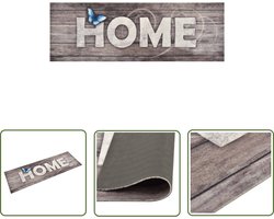 The Living Store Keukenmat wasbaar Home 45x150 cm - Vloerverwarming - Vloerkleden - Keukenmat - Deurmat - Thuisdecoratie