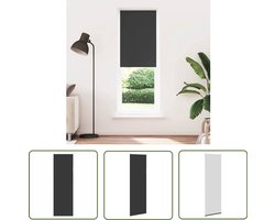 The Living Store Rolgordijn verduisterend 75x230cm stofbreedte 70,7 cm polyester - Rolgordijnen - Gordijnen - Verduisteringsgordijnen - Blackout Gordijnen - Privacy Gordijnen