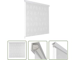 The Living Store Rolgordijn voor douche 100x240 cm zeester - Douchegordijn - Rolgordijn - Badkamerspiegel - Badkameraccessoires - Waterdicht