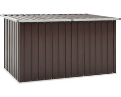The Living Store Tuinbox 171x99x93 cm bruin - Tuinopslag - Tuinkast - Opbergbox - Garden Storage - Outdoor Storage