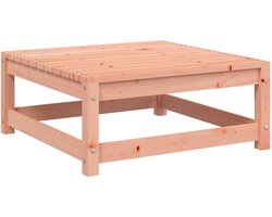 The Living Store Tuinvoetenbank 70x70x30 cm massief douglashout - Tuin Bank - Voetenbank - Lounge Set - Buitentijdbank - Hout Bank