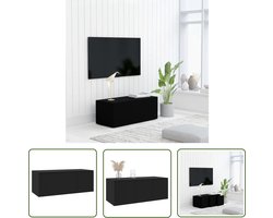 The Living Store Tv-meubel - Klassiek - 80 x 34 x 30 cm - 3 lades