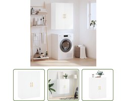 The Living Store Wandgemonteerde kast - - Afmetingen- 69.5 x 34 x 90 cm - Kleur- wit