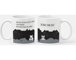 The Mokken Boutique - Een mok voor Valentijn/je geliefde/je partner - een cadeau uit liefde - "Met jou wil ik de rest van mijn leven spenderen"