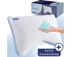 The Night Guard® Deluxe Hoofdkussen – Verstelbaar Slaapkussen - Memory Foam Snippers – Hoofdkussen tegen Nekklachten – Zijslaapkussen – 65x45 cm