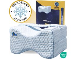 The Night Guard® Deluxe - Orthopedisch Kniekussen - Verkoelend - Ergonomisch Beenkussen - Kniekussen voor in bed - Zijslaapkussen