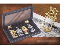 The Noble Collection Harry Potter Boekenlegger Hogwarts Set van 4 Multicolours