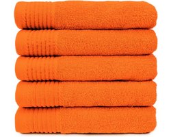 The One Badhanddoek 450 gram 70 x 140 Oranje
