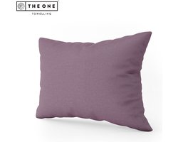 The One Bedding Kussensloop - 60 x 70 cm - Beddengoed - Katoen/Satijn - Pruim