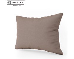 The One Bedding Kussensloop - 60 x 70 cm - Beddengoed - Katoen/Satijn - Taupe