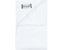 The One Towelling Bamboe Gastendoek - 30 x 50 cm - Kleine handdoek - Bamboe/Katoen - Hypoallergeen - Wit