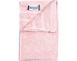 The One Towelling Bamboe Gastendoek - 30 x 50 cm - Kleine handdoek - Bamboe/Katoen - Hypoallergeen - Zalmroze