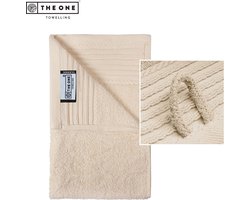The One Towelling Classic Gastendoek - 30 x 50 cm - Kleine handdoek - Hoge vochtopname - 100% Gekamd katoen - Beige