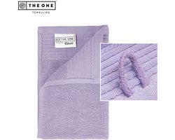The One Towelling Classic Gastendoek - 30 x 50 cm - Kleine handdoek - Hoge vochtopname - 100% Gekamd katoen - Lavendel
